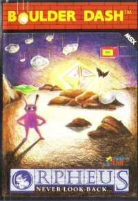 Boulder Dash PAL MSX PAL box art
